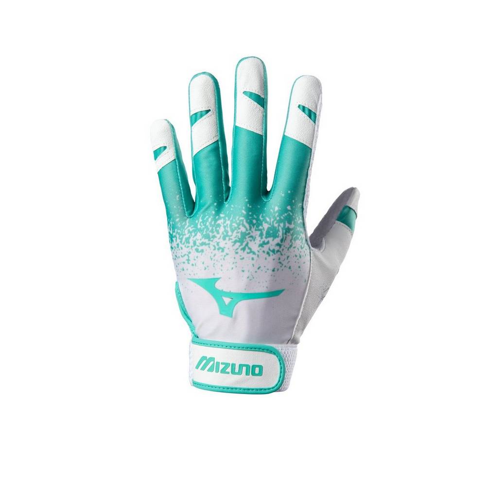 Guantes Mizuno Finch Softball Batting Mujer Verde Menta Outlet LNUT-29361